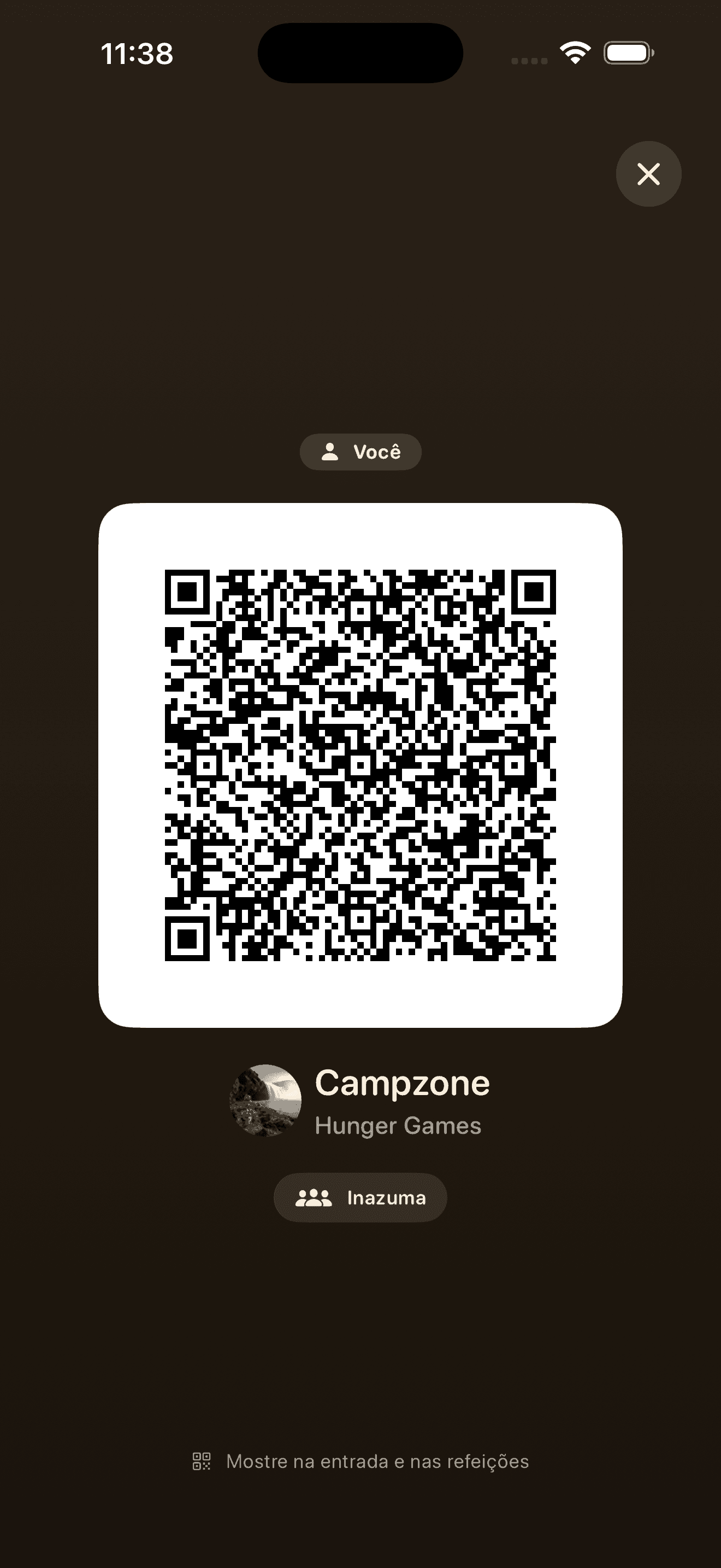 Campzone app screenshot.